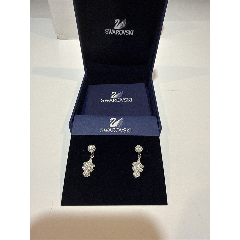 SWAROVSKI DROP CRYSTAL EARRINGS 975300